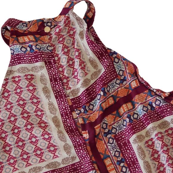 Everly Bohemian Cold Shoulder Crop Bell Sleeve Halter Top Small - Picture 2 of 9